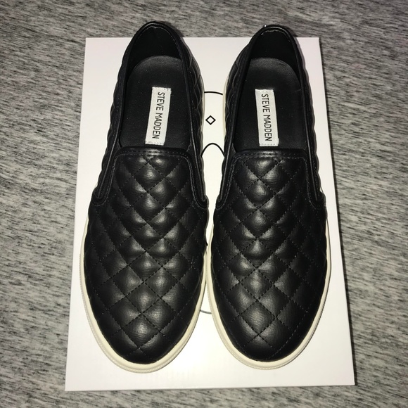Steve Madden ECENTRCQ Black Sneakers - Picture 2 of 4